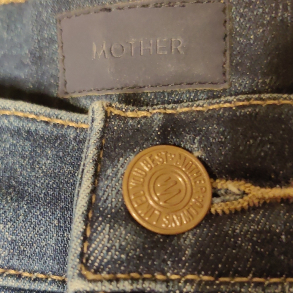 MOTHER The Twister Sneak Jeans Size 29 - Picture 5 of 12